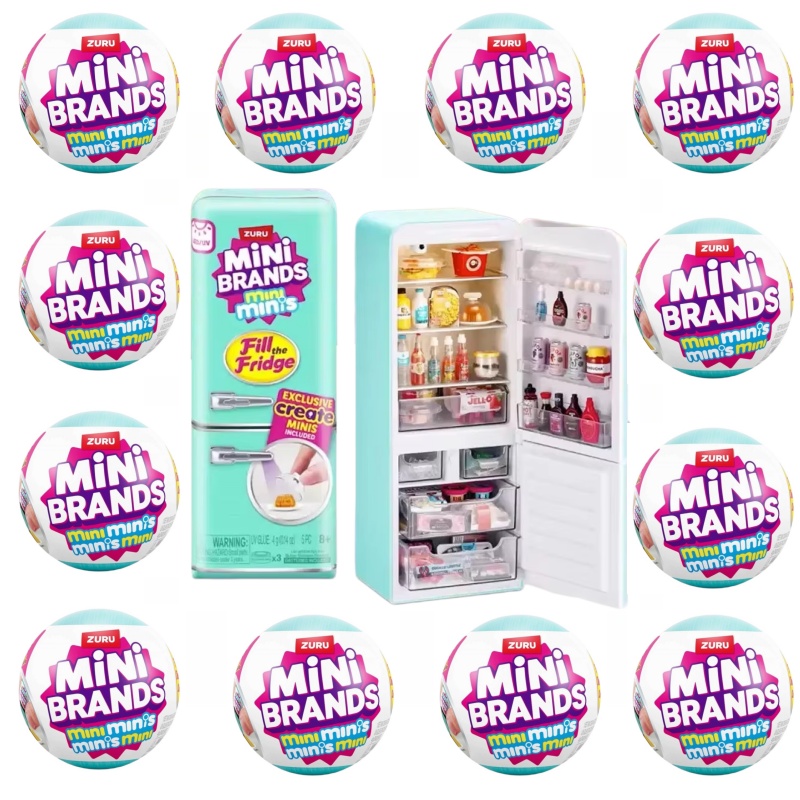 Ornament Ball Set - Nuovo ZURU Mini Brands Refrigerator Ball