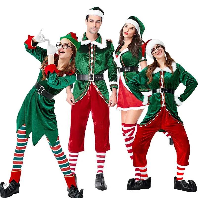 Elf Costume Christmas - Costume da Babbo Natale per Cosplay,