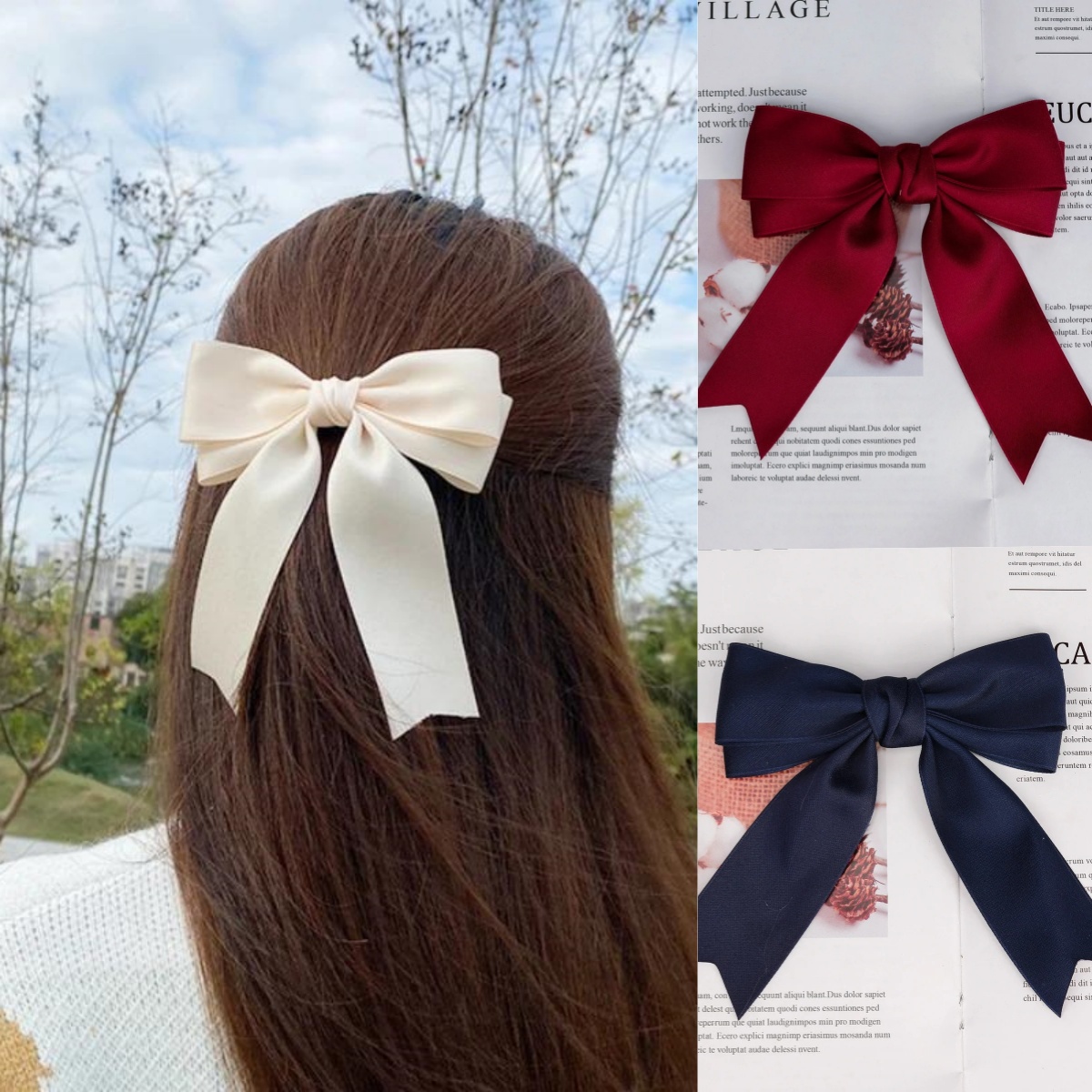 Ribbon Bow Gift - Elegante fermaglio per capelli da donna