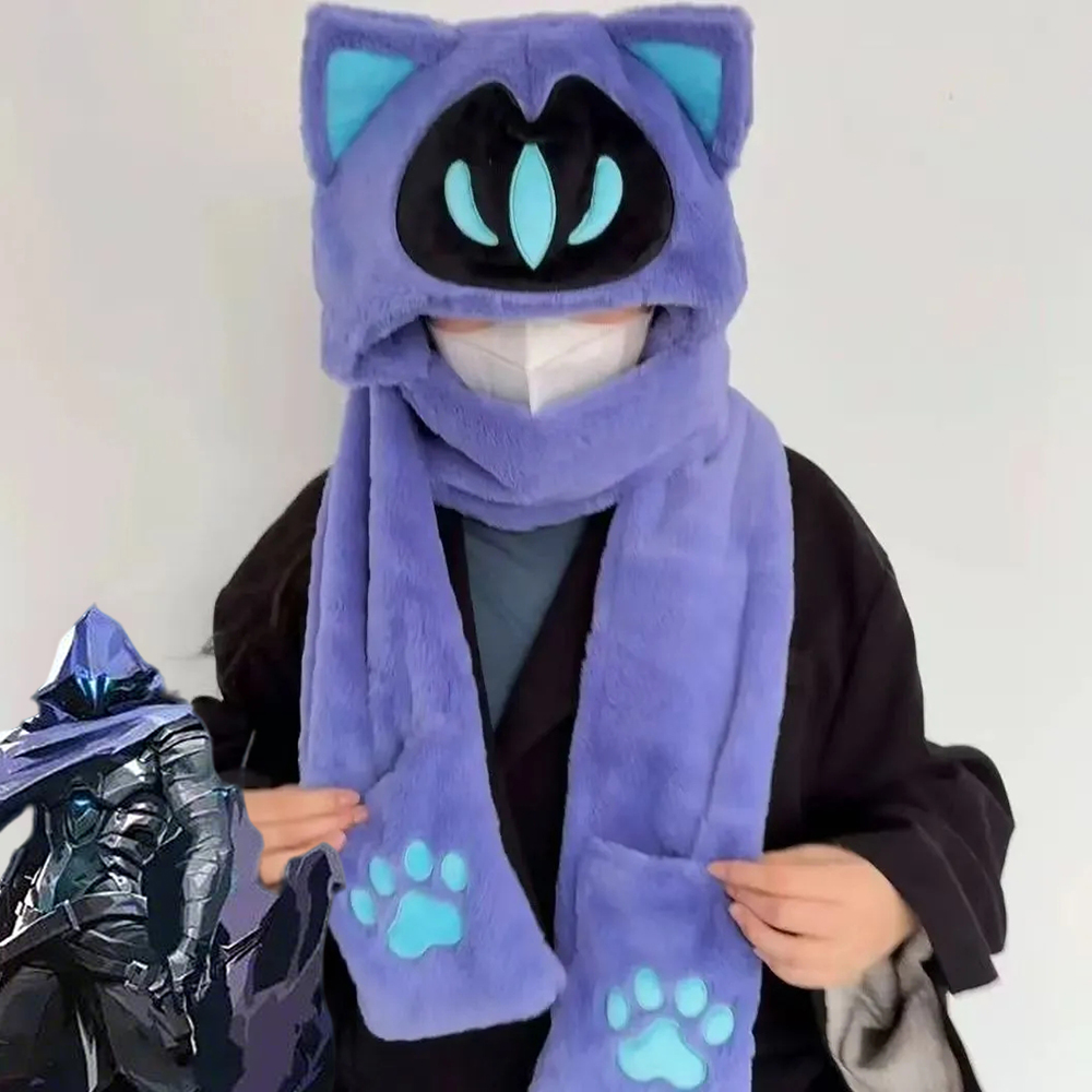 Santa Hat Plush - Gioco VALORANT Omen Cappello Cosplay Autunno