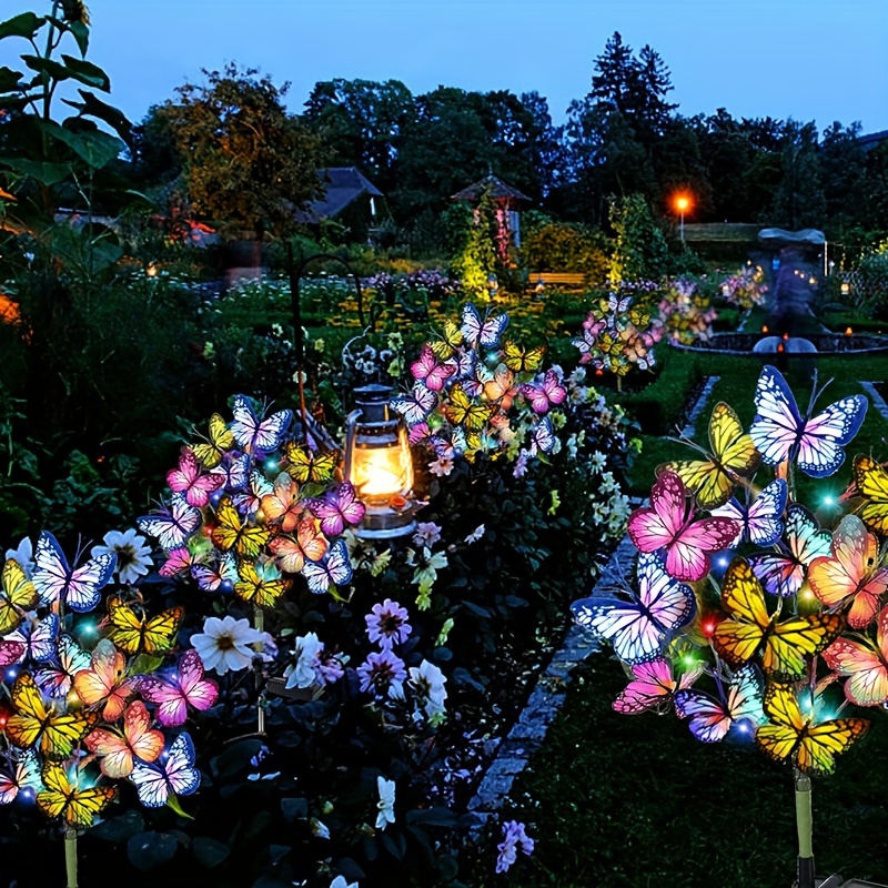 Christmas Lights Outdoor - Luci da giardino a farfalla a