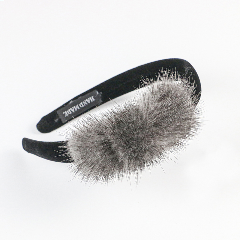Ribbon Bow Gift - Fasce per capelli in vera pelliccia
