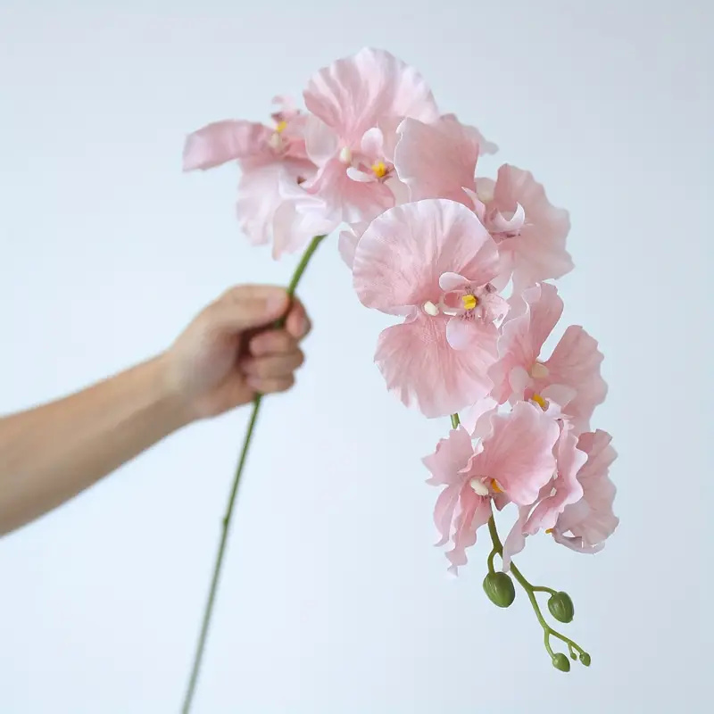 Christmas Wreath Fake - Ramo lungo Farfalla Orchidee Fiori artificiali