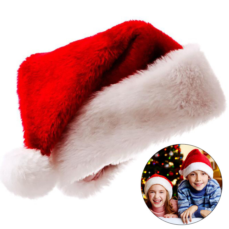 Santa Hat Plush - Cappello di Natale in peluche per