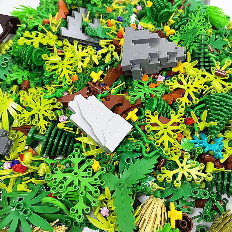Lego Set City - 200 500g piante d'albero accessori parti