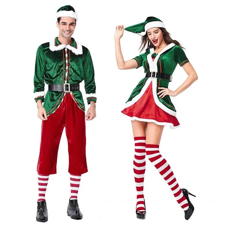 Costume da Babbo Natale per Co - Elf Costume Christmas recensione e prezzo