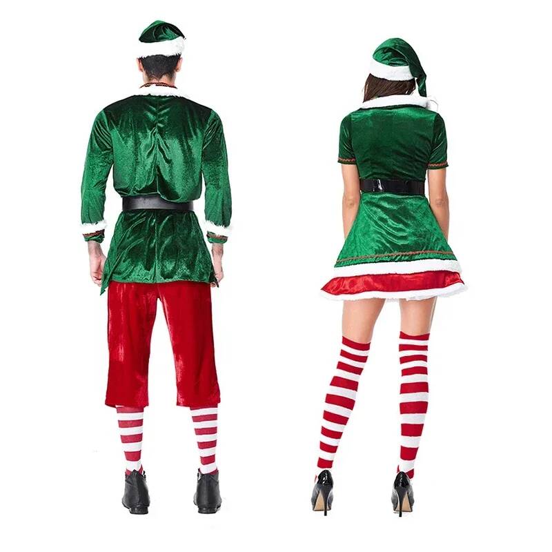 Costume da Babbo Natale per Co - Elf Costume Christmas recensione e prezzo
