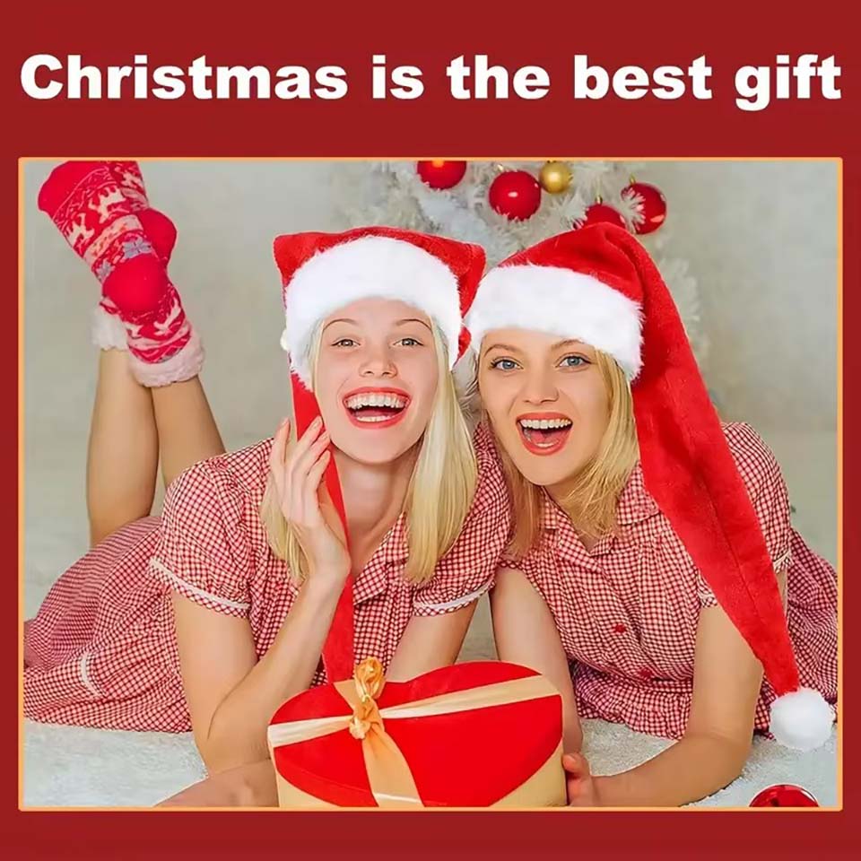 Cappello di Natale in Peluche  - Santa Hat Plush recensione e prezzo