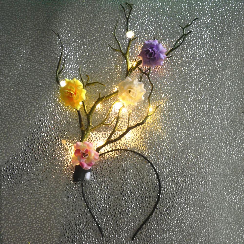 Fascia per capelli luminosa a  - Reindeer Antlers Headband recensione e prezzo