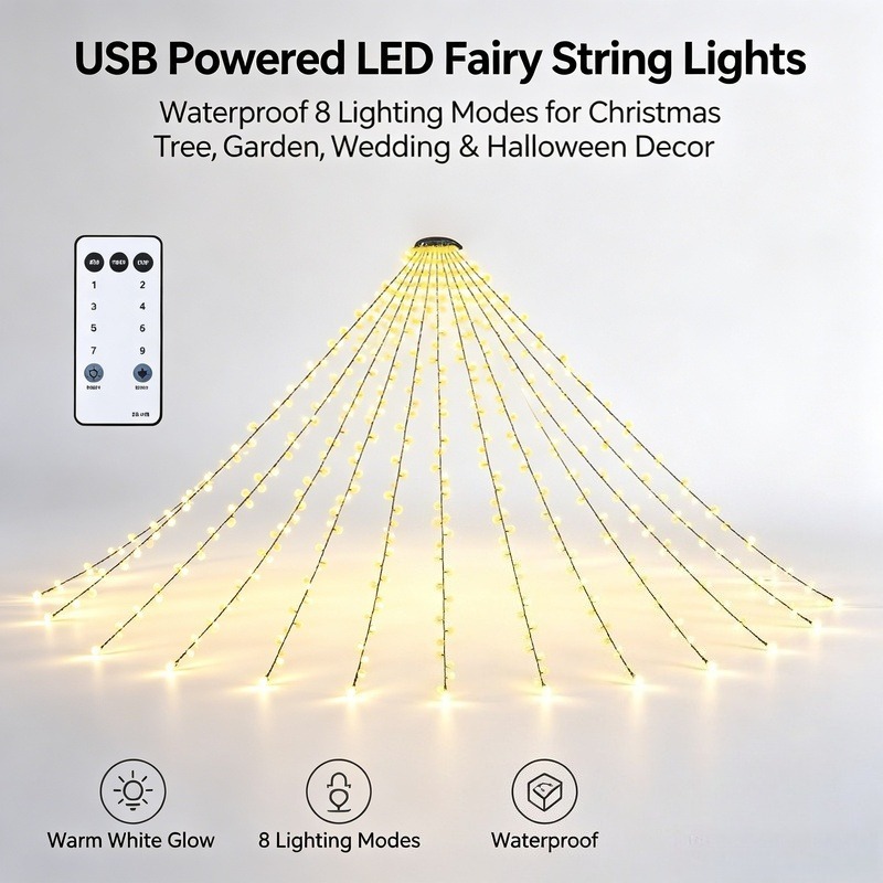 Luci a stringa LED USB, luci i - Led Fairy String Lights recensione e prezzo