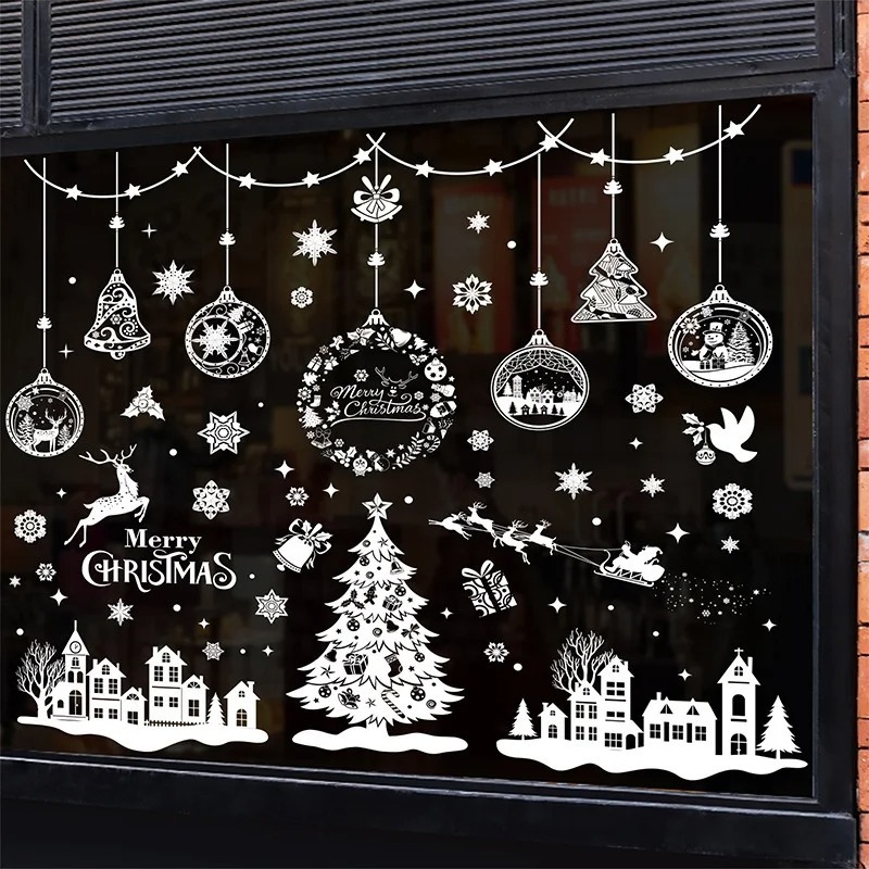 9 Fogli 243 Pezzi Adesivi Stat - Snowflake Window Decal recensione e prezzo