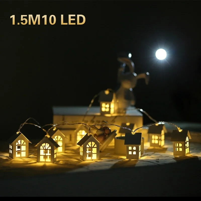 10 LED Christmas Tree House St - Led Fairy String Lights recensione e prezzo