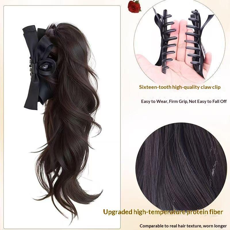 Parrucca a coda di cavallo con - Ribbon Bow Gift recensione e prezzo