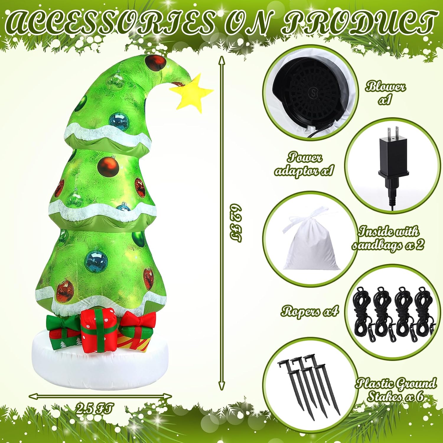 Decorazioni Natalizie Gonfiabi - Christmas Lights Outdoor recensione e prezzo