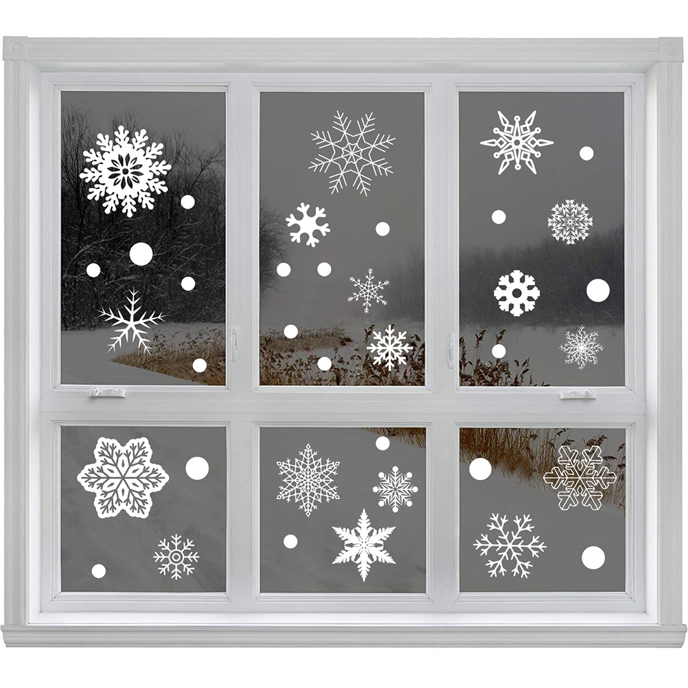 37 pz regalo Festival di natal - Snowflake Window Decal recensione e prezzo