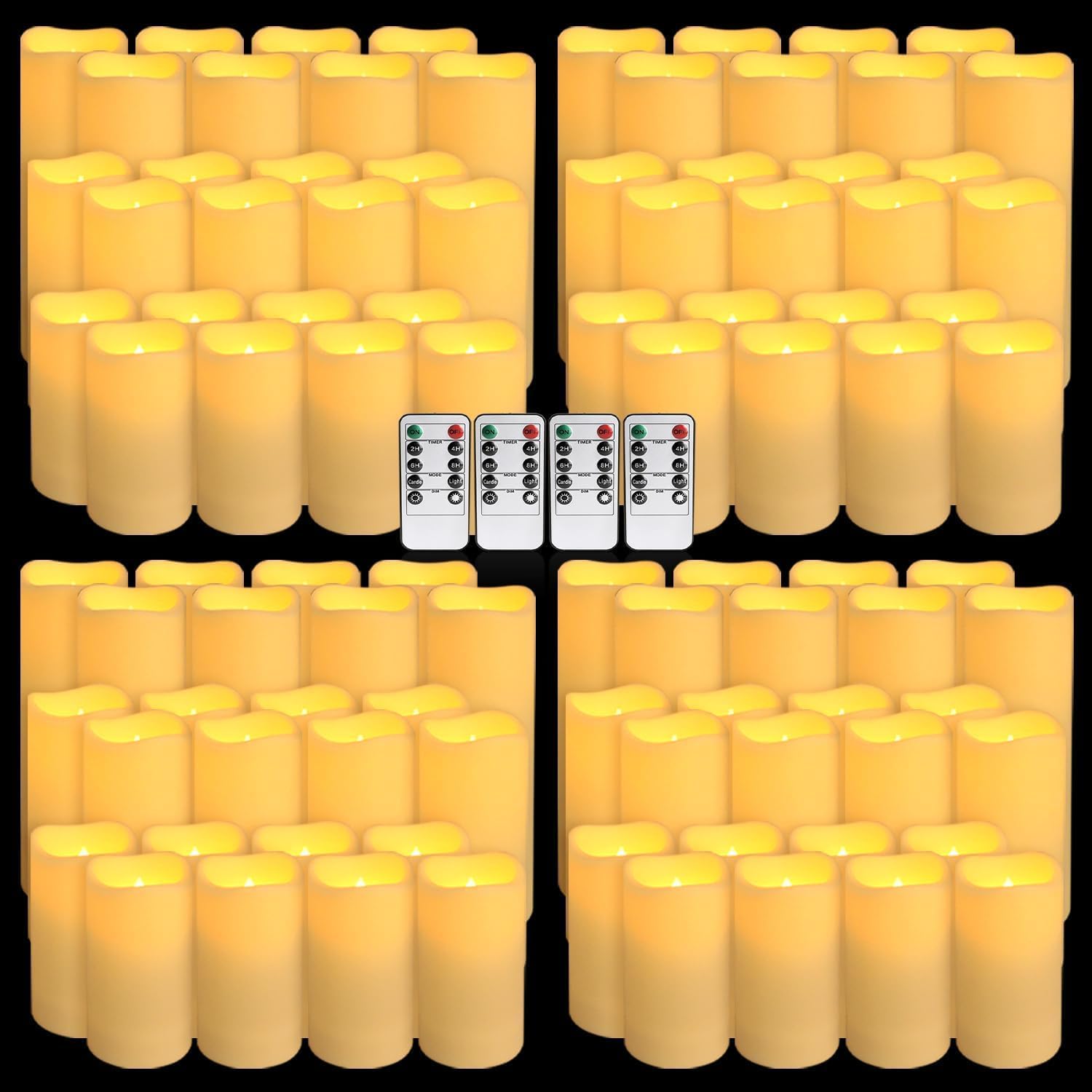 Set di 96 candele impermeabili - Holiday Candle Set recensione e prezzo