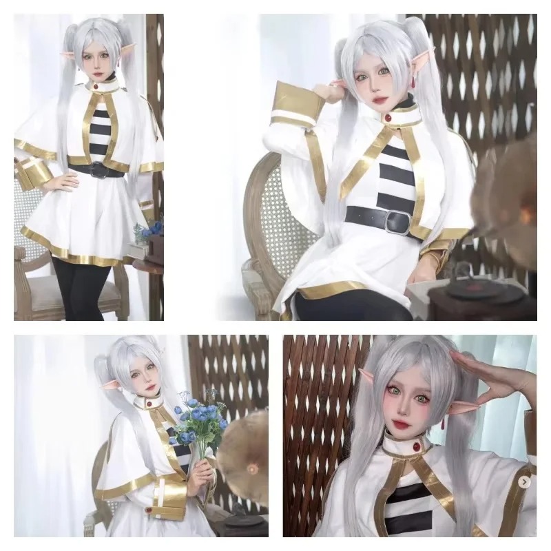 Sousou No Frieren Costume Cosp - Elf Costume Christmas recensione e prezzo