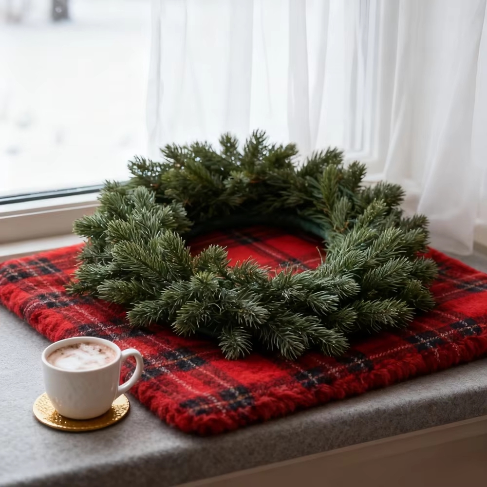 Ghirlanda Artificiale di Pino  - Christmas Wreath Fake recensione e prezzo