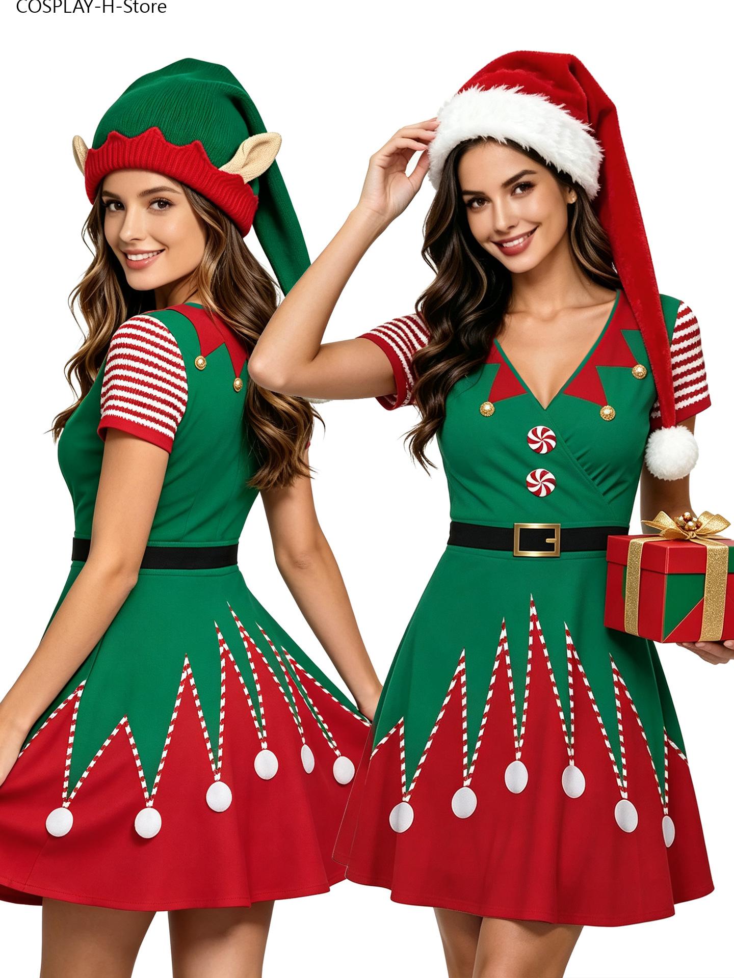 Abito da elfo natalizio da don - Elf Costume Christmas recensione e prezzo